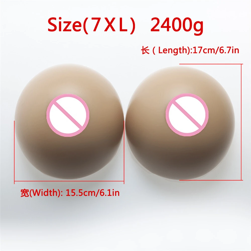 

Large Cup 2400g CD TD Breast Form Brown Silicone Breast Artificial fake False Boobs Enhancer Drag Queen Artificial Breasts