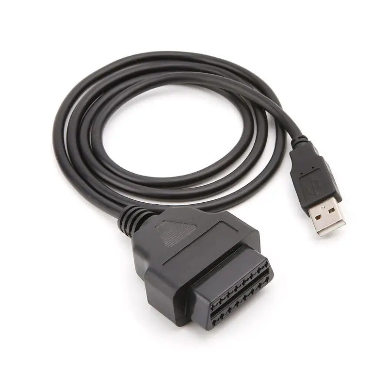 16Pin OBD2 к USB порт зарядное устройство адаптер Кабельный разъем диагностический инструмент Прямая поставка No23