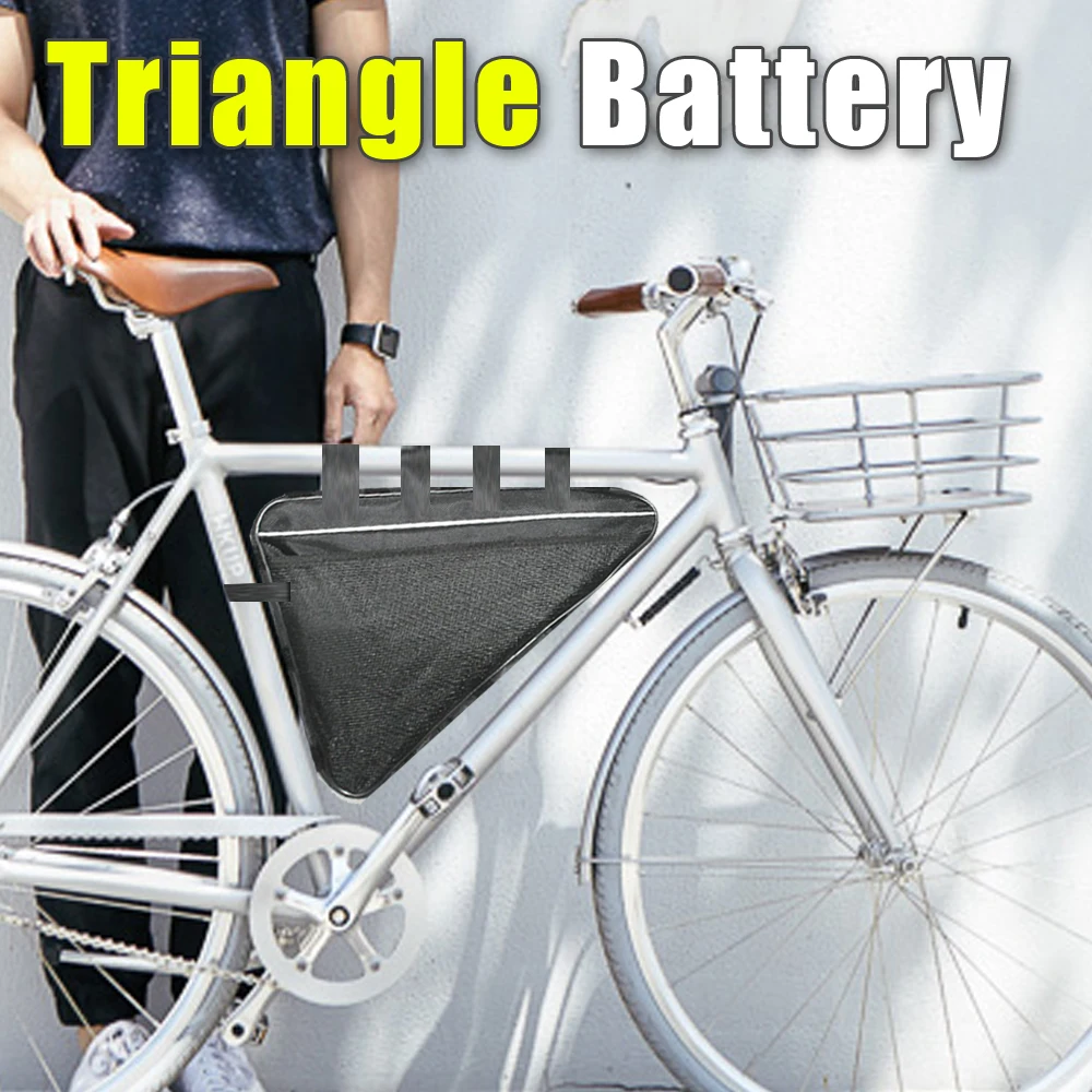 Best 52V 30AH Electric Bicycle lithium battery 48V E bike Battery Triangle Battery Pack Free Customs US EU RU 4