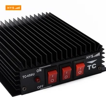 50W UHF Radio Amplifier Walkie Talkie Power Amplifier Two Way Ham Handheld Radio 460-470MHz HYS TC-450U