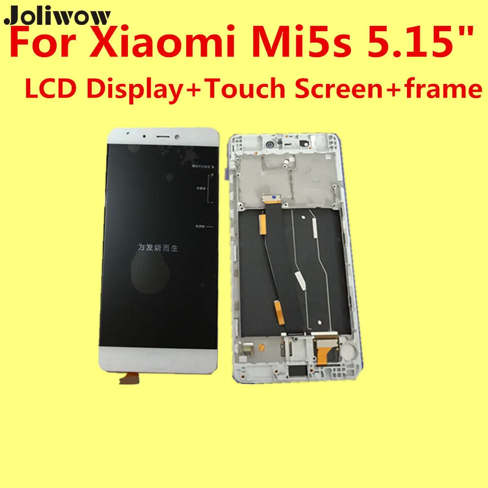 High Quality for Xiaomi Mi5s 5 15 LCD Display Touch Screen frame Digitizer Glass Lens Assembly