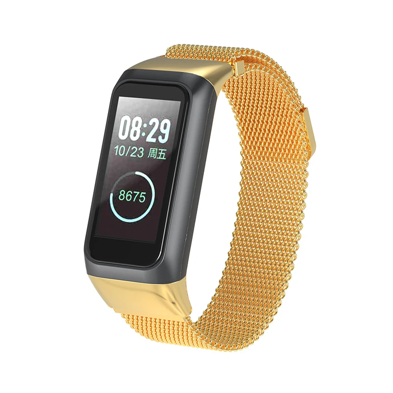 Миланский ремешок для Amazfit Cor 2 pulseira, умный браслет, кожаный ремешок на запястье, браслет для Xiaomi Huami Amazfit Cor 2, ремешок на запястье