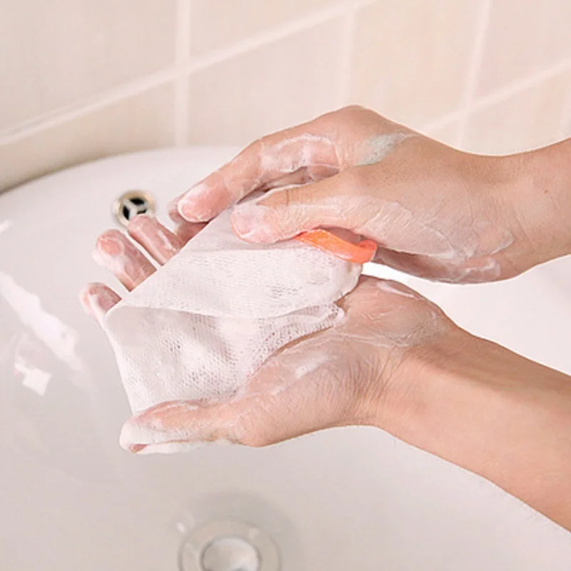 Bathroom Accessories Body Cleansing Nets Soap Foaming Net Cleanser