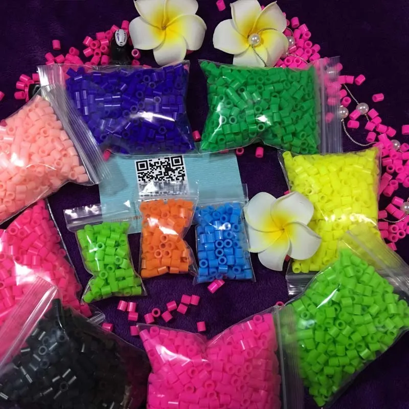 5 мм Хама бусины 72 цвета 2000 шт сумка набор предохранитель/perler бусины diy Развивающие игрушки ремесло