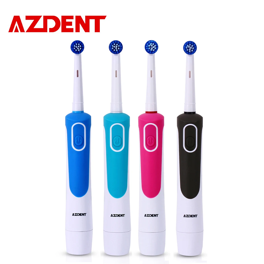 

AZ-2 Pro Electric Toothbrush Rotating for Adults Deep Clean Power Battery Electric Tooth Brush + 4 Replaceable Tooth Brush Heads