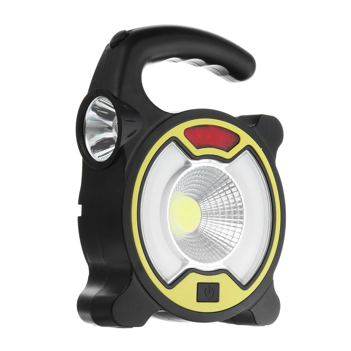Smuxi solar portátil led luz de inundação lanterna recarregável ao ar livre cob trabalho local lâmpada acampamento lanternas com cabo usb