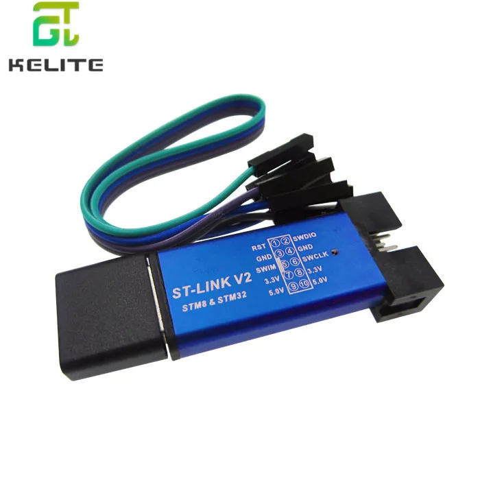 1 шт. ST-Link V2 stlink mini STM8STM32 STLINK симулятор загрузки программирования с крышкой |