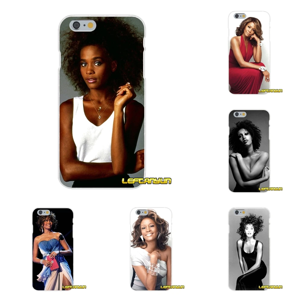 

For Sony Xperia M2 M4 M5 E3 XA Aqua Z Z1 Z2 Z3 Z5 compact LG K4 7 8 10 V20 V30 2017 Whitney Houston USA singer star Design Cover