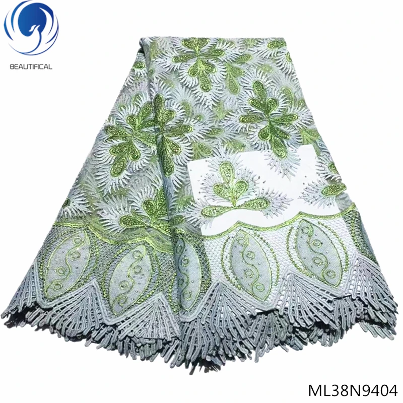 

BEAUTIFICAL net lace african tulle mesh french lace fabric cord lace guipure 2019 lace fabric with stones ML38N94