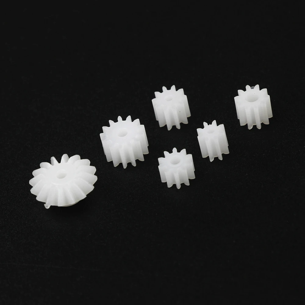 Smart Electronics 75 unids/lote engranajes de plástico Rack polea cinturón gusano equipo engranaje simple y doble 8-56 dientes