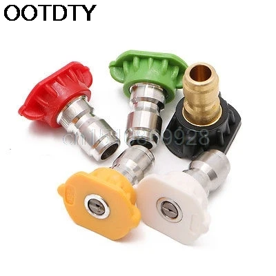 

5Pcs Pressure Washer Spray Nozzles Set Variety Degrees for Quick Connect