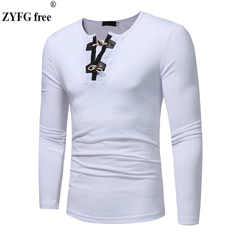 

2019 new Summer Men's Long Sleeve T-shirt men Casual solid t shirts hugo boss O-neck t-shirt Men Cotton Polyester plus size