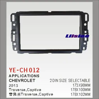 

2 DIN Car Refitting Frame Panel For Chevrolet Traverse Radio Stereo CD DVD Player NAVI Navigation / ABS Fascia Kits