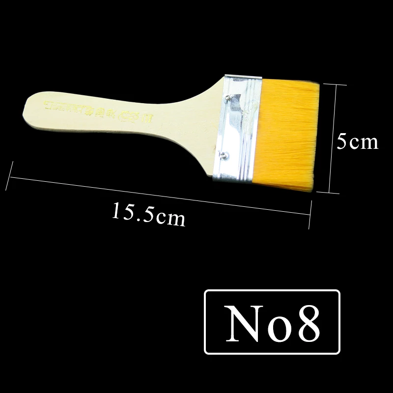10 шт. кисти, клей для кистей, подметать Золотые листья, хорошее качество кисти, мягкие, хороший инструмент для золочения листьев - Цвет: NO8