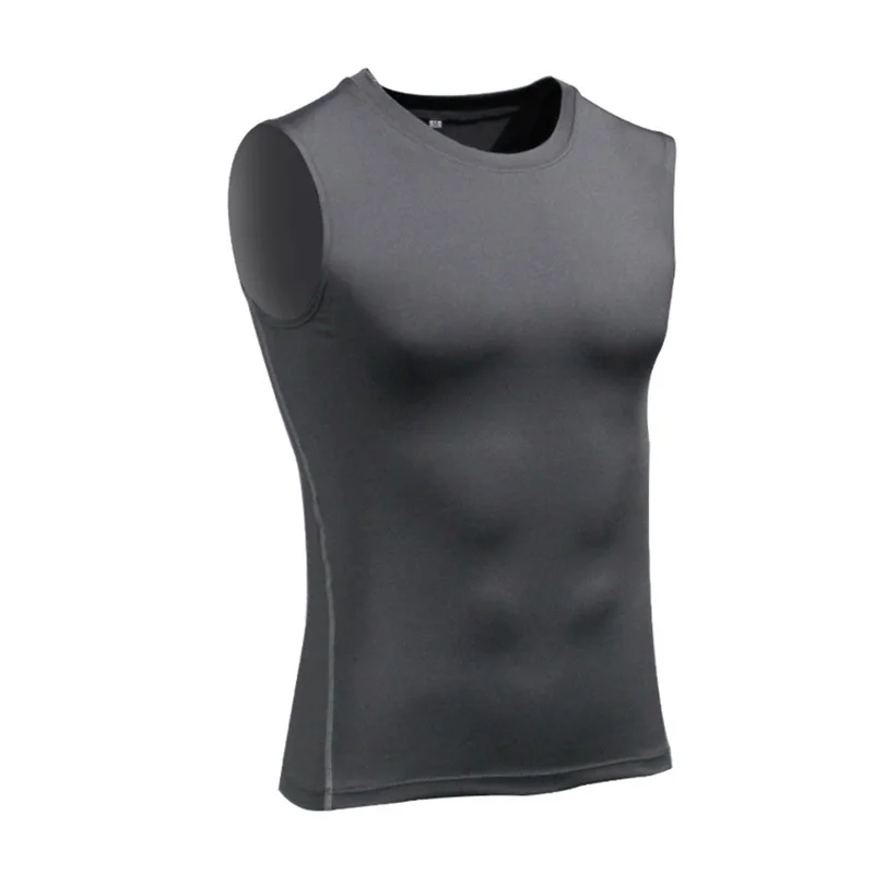 

Men Compression Quick Drying T-Shirt Vest Sleeveless Stretch Gym Sports Tank Tops FH99