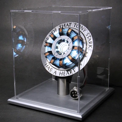 

Hot new MANDO Iron Man MK2 Reactor Ark Light Model Heart Chest Light Metal Remote Edition (Metal base and remote control) AG573