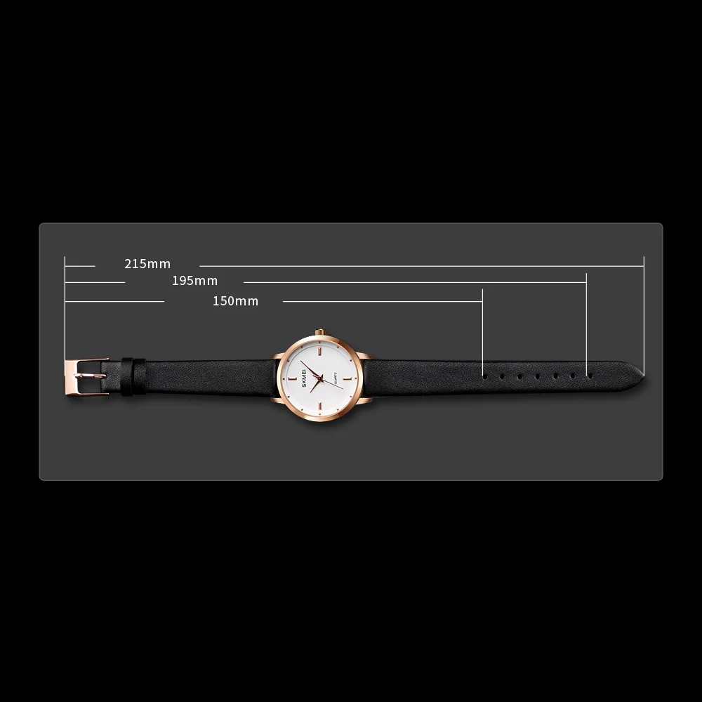 SKMEI Брендовые женские кварцевые часы роскошные кожаные женские модные кварцевые часы женские наручные часы браслет женские s часы