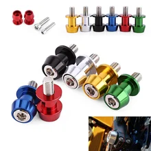 MAYITR 2pcs 8/10mm Motorcycle CNC Swingarm Swing Spools Slider Arm Bobbins for KTM BMW S1000RR 09-14 KAWASAKI ZX10R 2011-2014