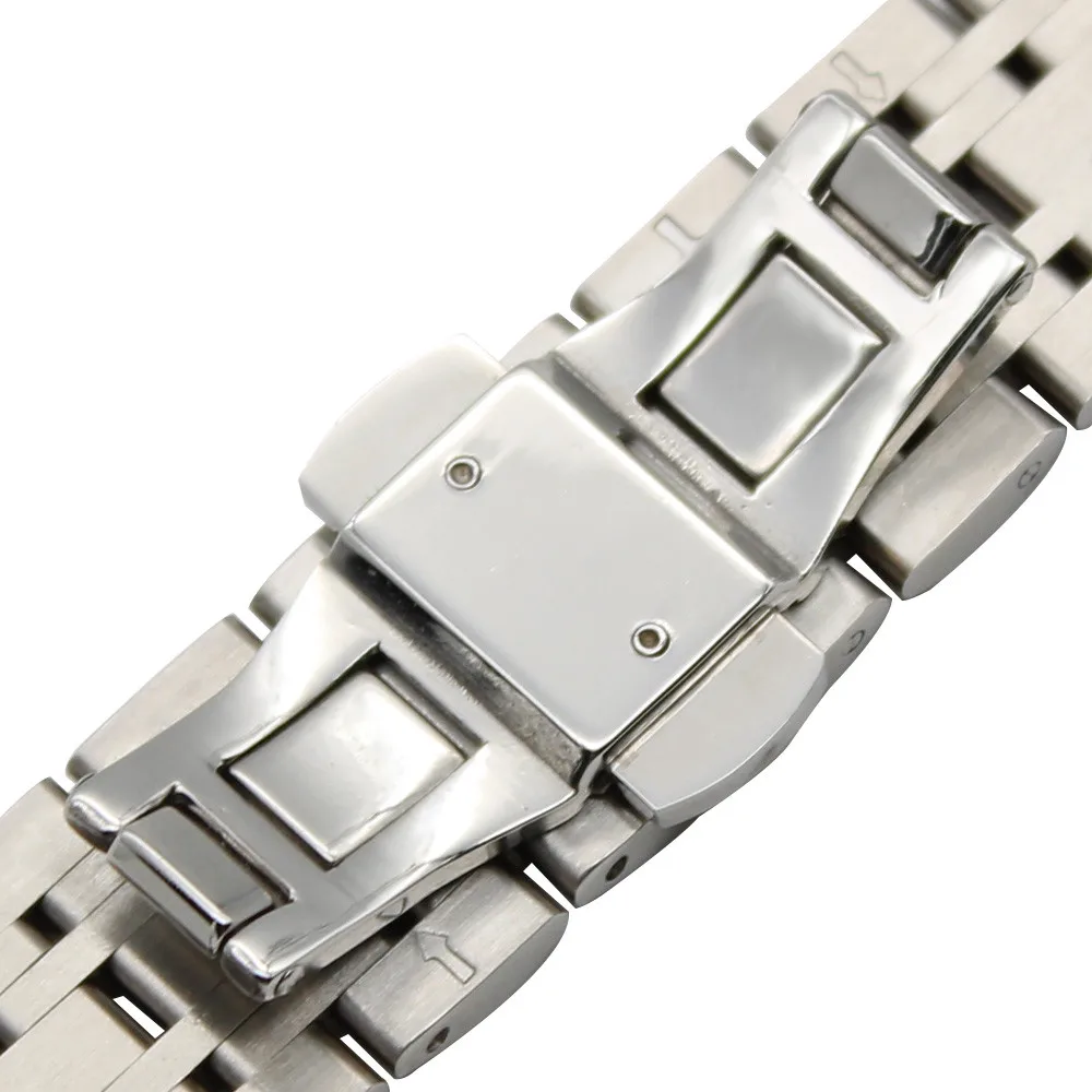 Ремешок из нержавеющей стали для iWatch Apple Watch, 38 мм, 42 мм, застежка-бабочка, ремешок на запястье, браслет, черный, золотой, серебряный+ адаптеры