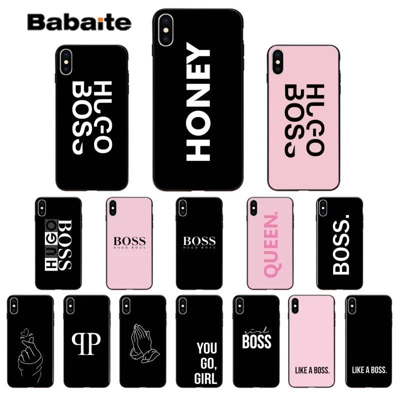 Babaite العسل فتاة Boss مثل بوس أعلى مفصلة شعبية الخليوي غطاء إطار هاتف محمول ل فون 8 8 زائد 5 5Sx 6 7 7 زائد X XS ماكس XR
