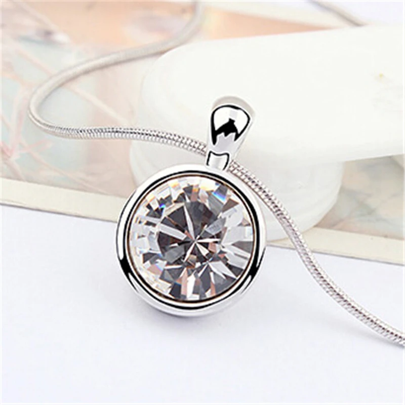 Женское Ожерелье с кристаллами Swarovski SHDEDE модное ювелирное изделие трендовая
