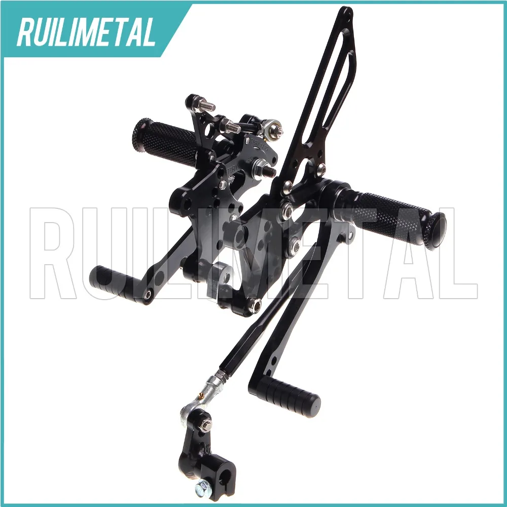 New CNC Rear Set Rearsets Adjustable Footpegs Foot Rests For APrilia RSV1000 R/ FACTORY 04 05 06