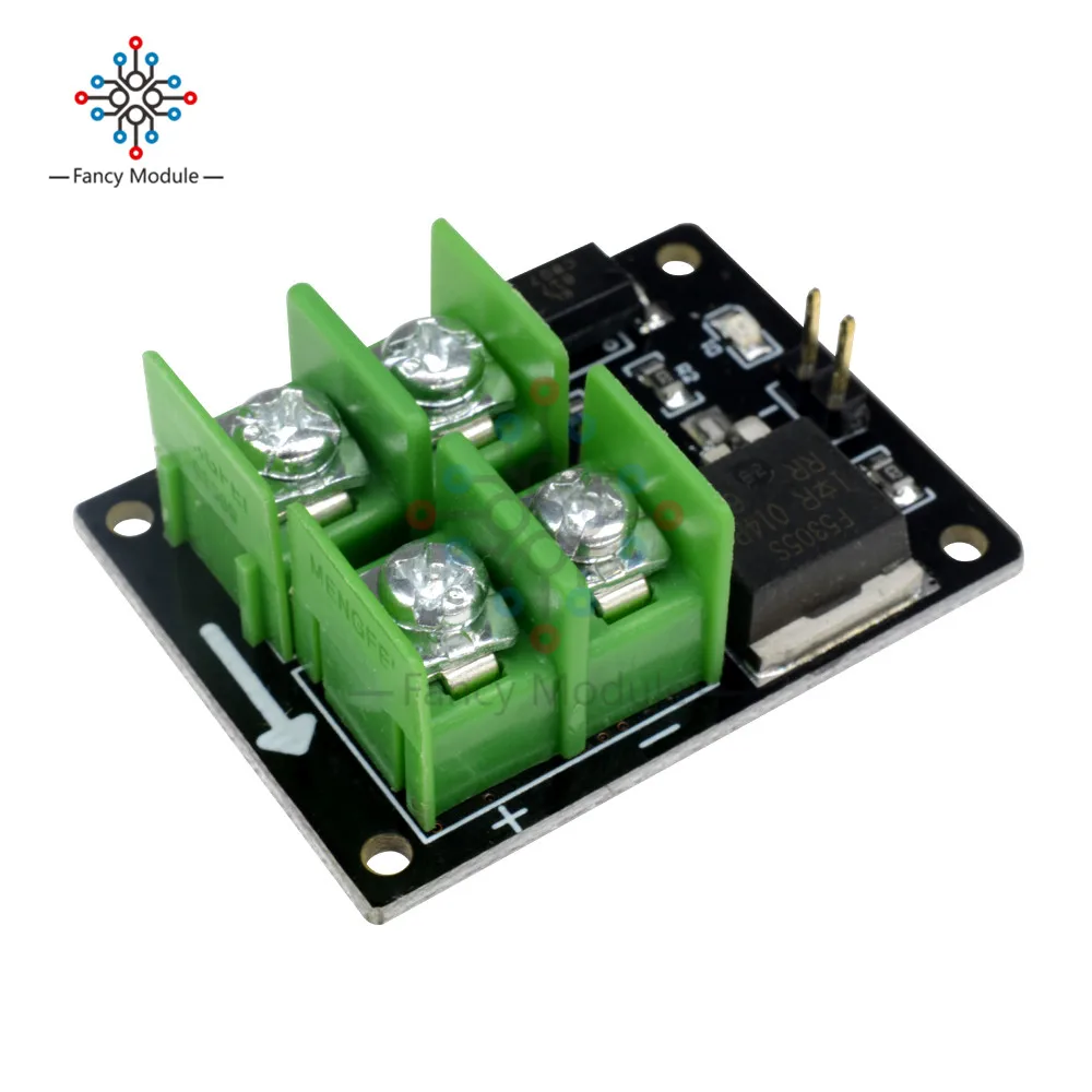 

3V 5V Low Control High Voltage 12V 24V 36V Switch Mosfet Module For Arduino Connect IO MCU PWM Control Motor Speed 22A