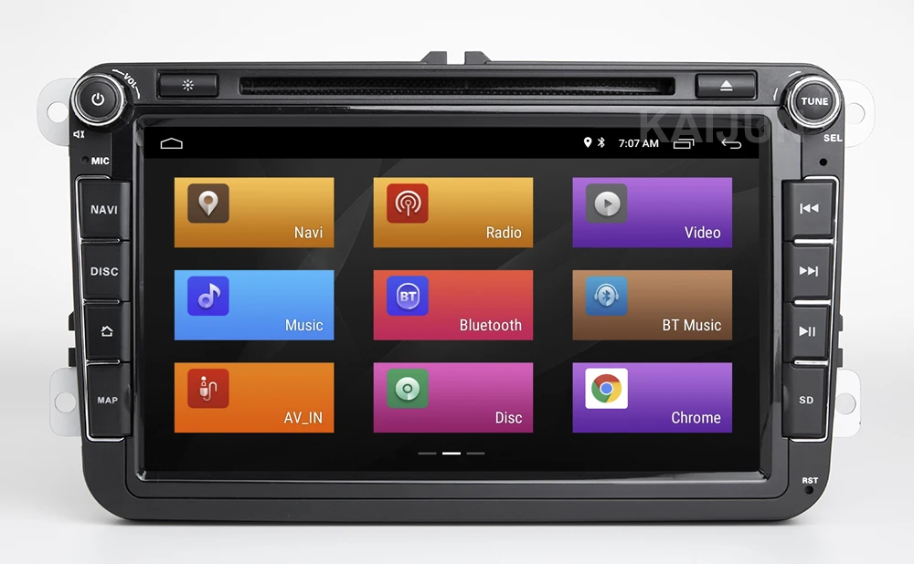 Discount Android 9.0 2 din Car Stereo Radio For Rapid Yeti VW Volkswagen passat b6 golf 4 5 6 polo tiguan Seat Altea Toledo BORA 12