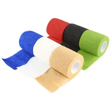 Медицинская помощь по уходу за лодыжками самоклеящийся эластичный бандаж 6 шт случайный цвет