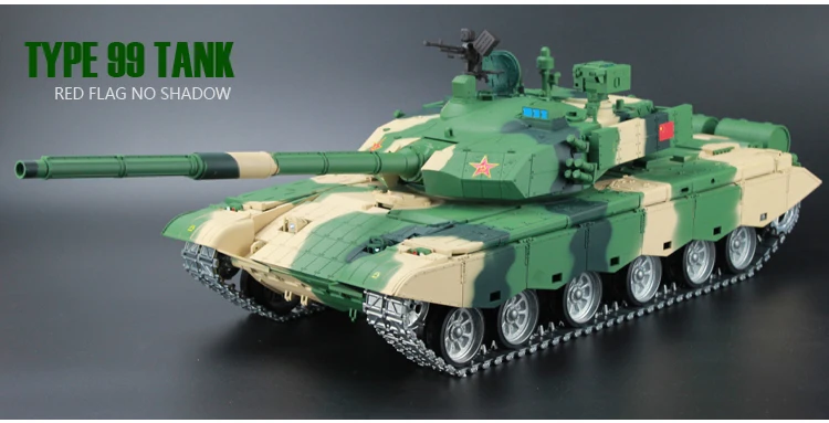 Heng Long Китайская армия ZTZ 99A MBT 1/16 Масштаб 2,4 ГГц RC основной боевой танк конечная металлическая Версия с дымом, звуком и BB пушкой