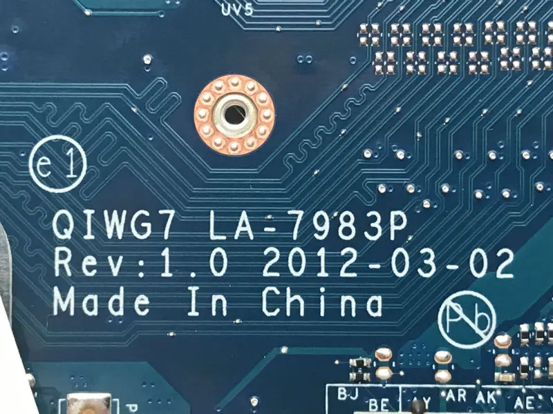 KEFU G780 LA-7983P материнская плата для lenovo G780 материнская плата для ноутбука QIWG7 LA-7983P HM76 PGA989 DDR3 Протестирована