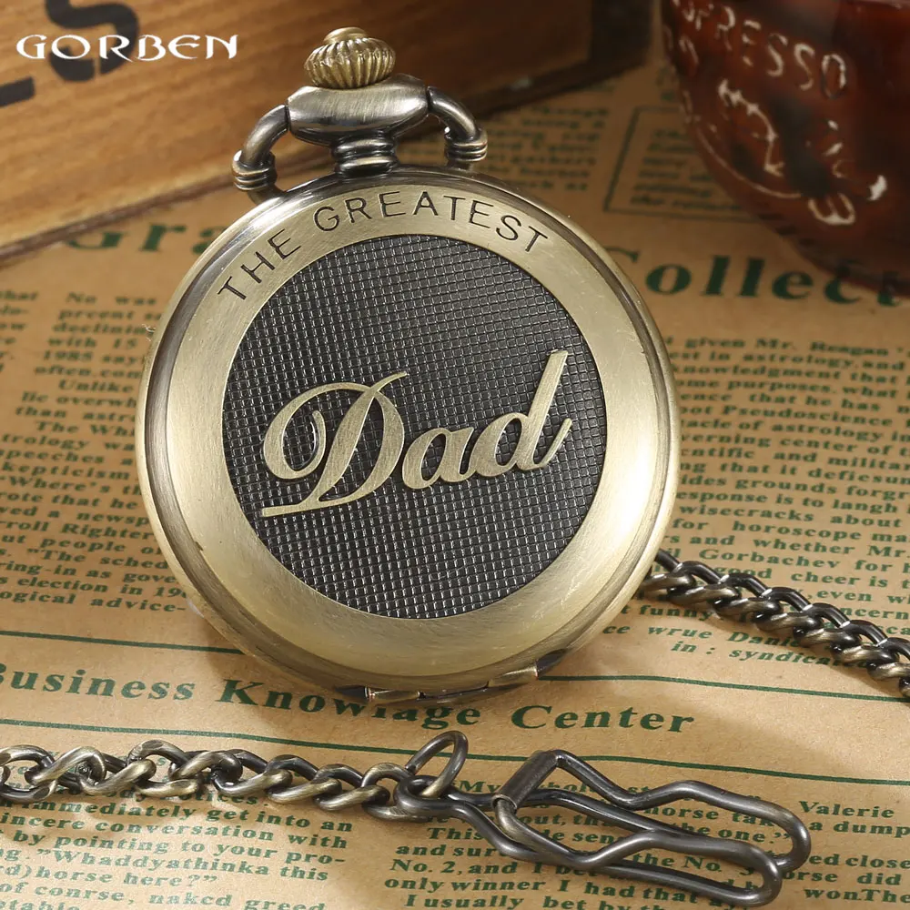 Buy GORBEN Bronze dad pocket watch Waist Chain THE