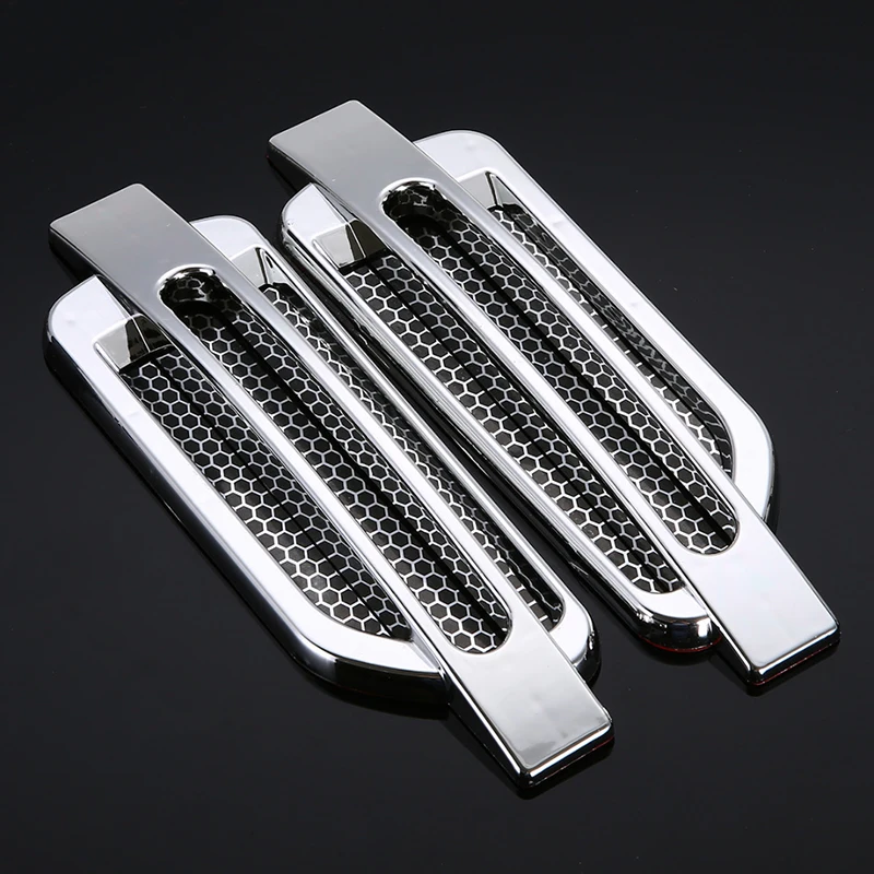 Крышка 2 шт украшение автомобиля Сторона Воздушный поток крыло Авто всасывание