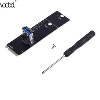 pci express riser NGFF M.2 כדי USB3.0 PCI-E PCI Express X16 העברת חריץ כרטיס כרייה PCIe Riser הרחבה כרטיס VGA כבל PC Connector (1)