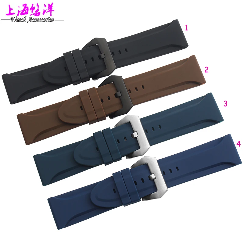 Hight quality 26mm silicone watch strap rubber watchband waterproof
