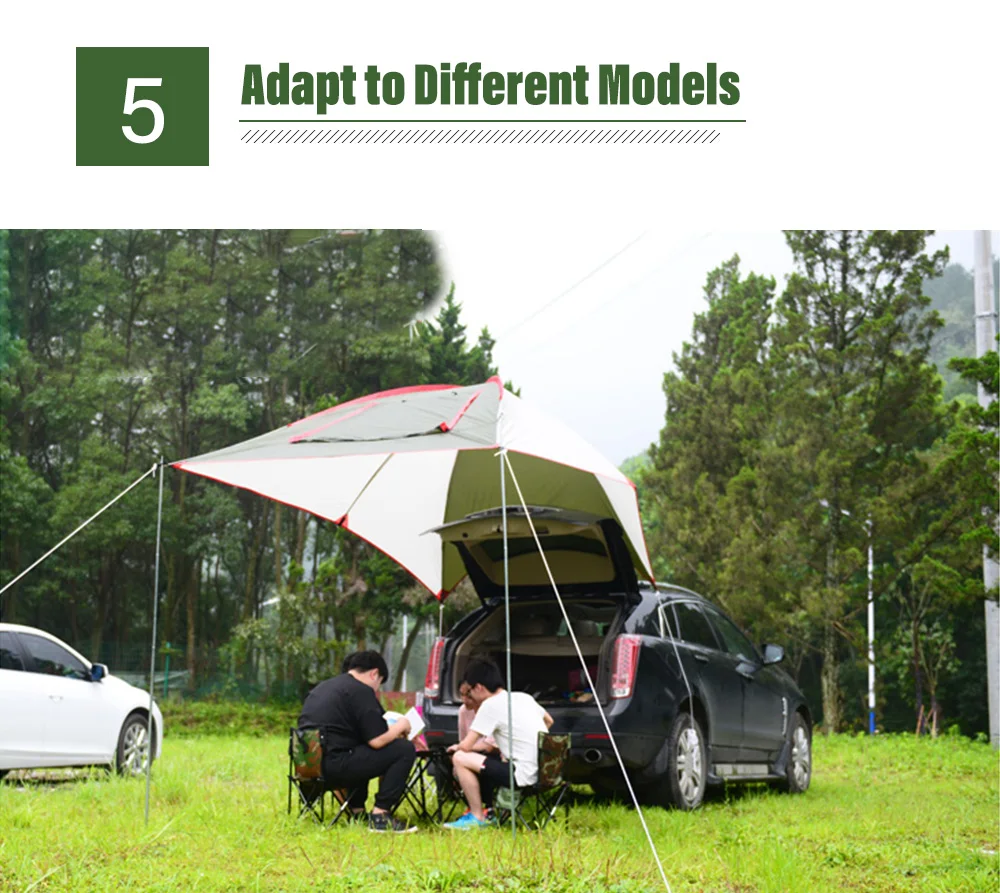 Windtour Outside Camping Portable Tailstock Weather Enclosure Sunshade