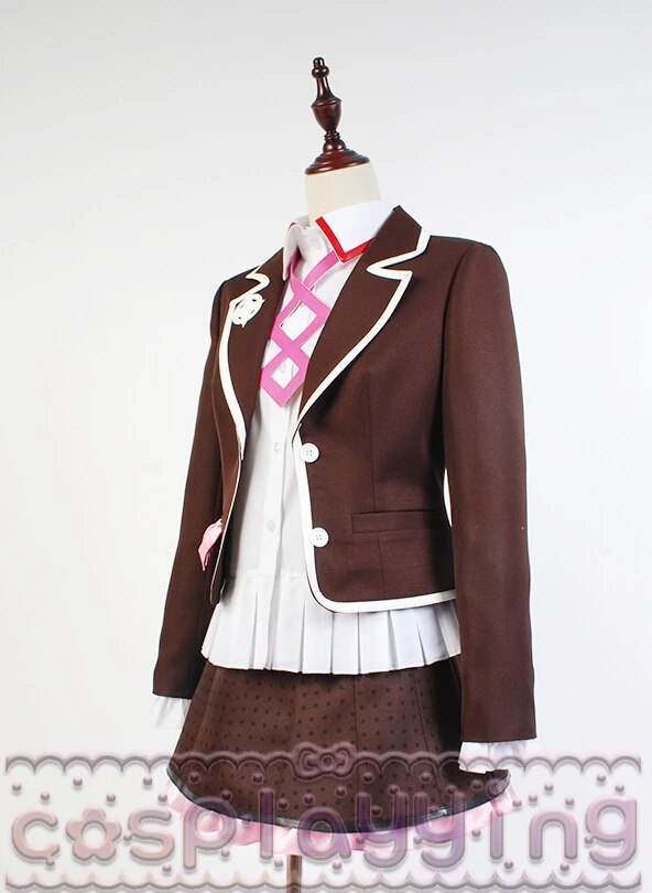 Косплей Zettai Zetsubo Shojo: Danganronpa еще один Episode Kotoko Utsugi костюм полный комплект униформы