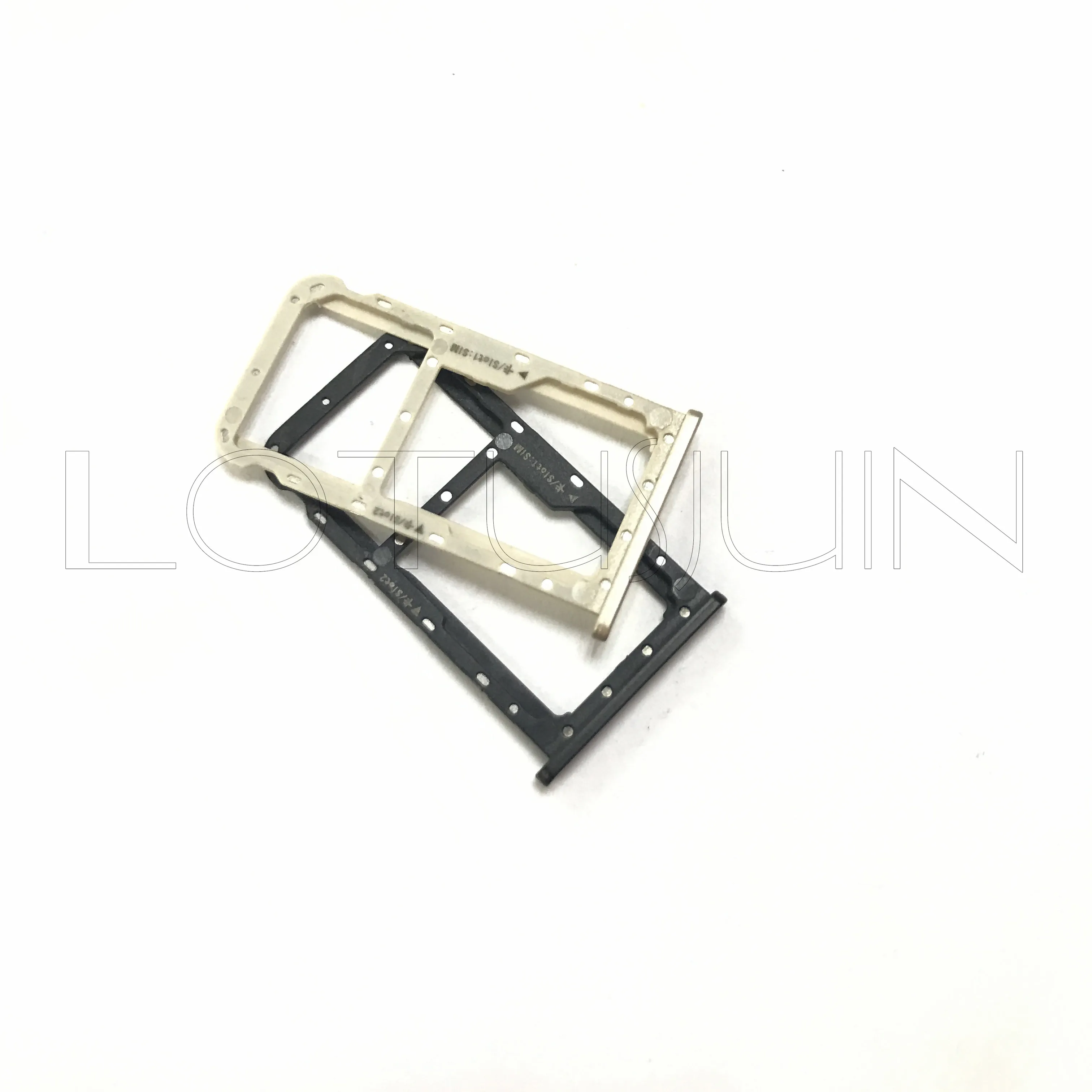 10pcs/lot  Nano SIM/ Micro SIM Card Tray Holder Micro SD Card Slot Holder Adapter for Huawei G10 Honor 9i Nova 2i mate 10 lite
