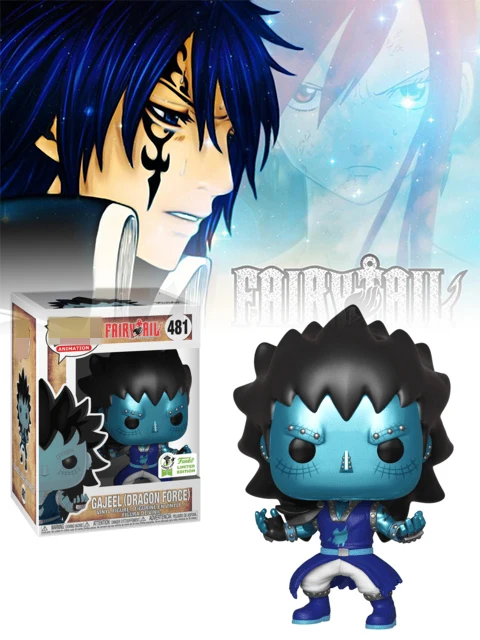 

Funko Pop Gajeel Dragon's Scales Japan Animation Cartoon Fairy Tail Figure GAJEEL Dragon Force Model Toys Souvenir Edition Gifts