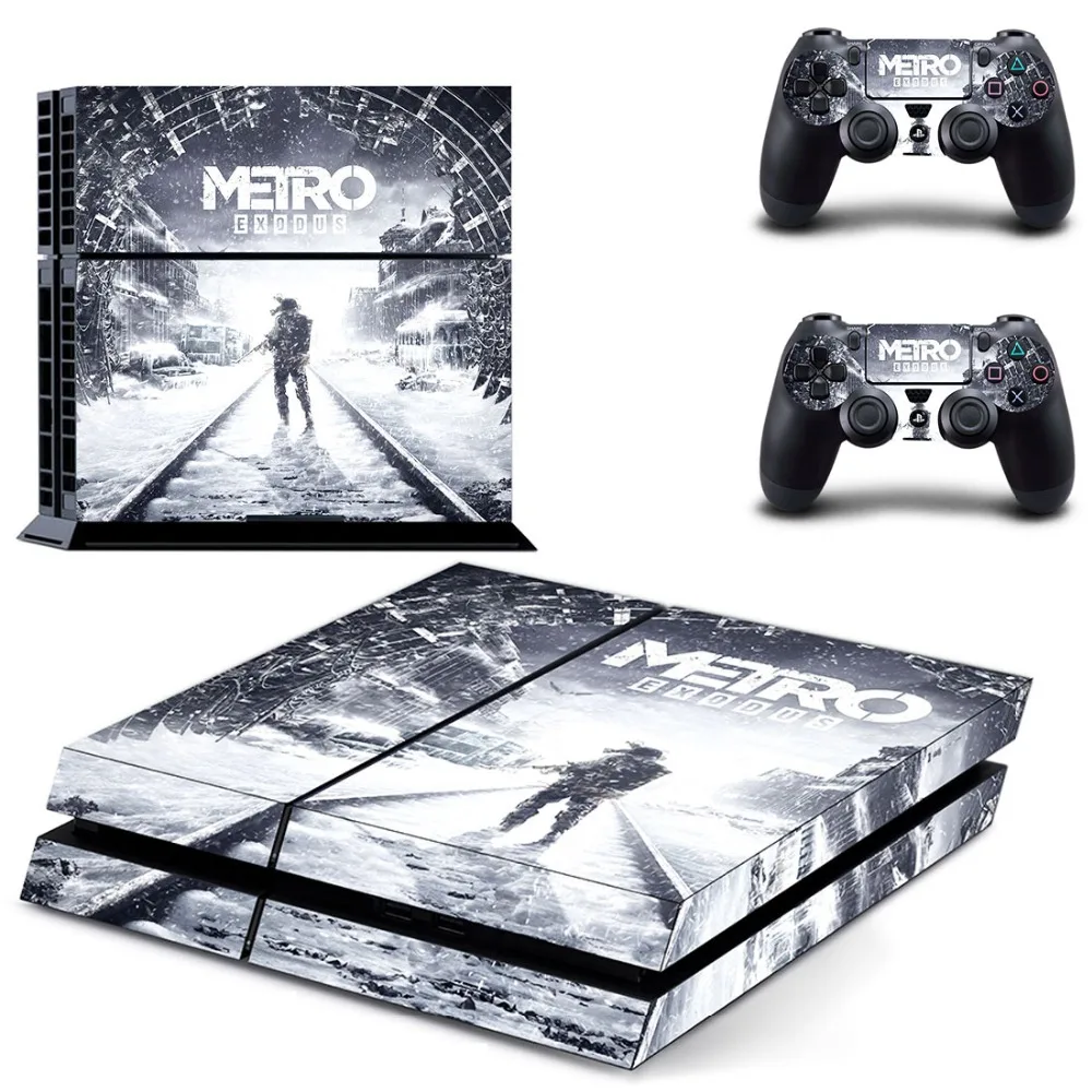 Metro Exodus PS4 наклейка на кожу Виниловая для Sony Playstation 4 консоль и 2 контроллера |