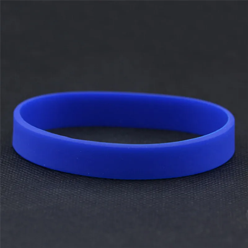 Wholesale Silicone Rubber Wristband Flexible Wrist Band Cuff Bracelet Sports Casual Bangle For Women Men Bracelets & Bangles classic