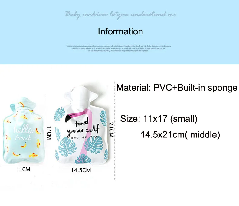 Теплая бутылка для воды, мини грелка для горячей воды, милый мультяшный грелка, маленькая портативная ручная сумка для хранения воды, подарок на Рождество, день рождения, безопасная