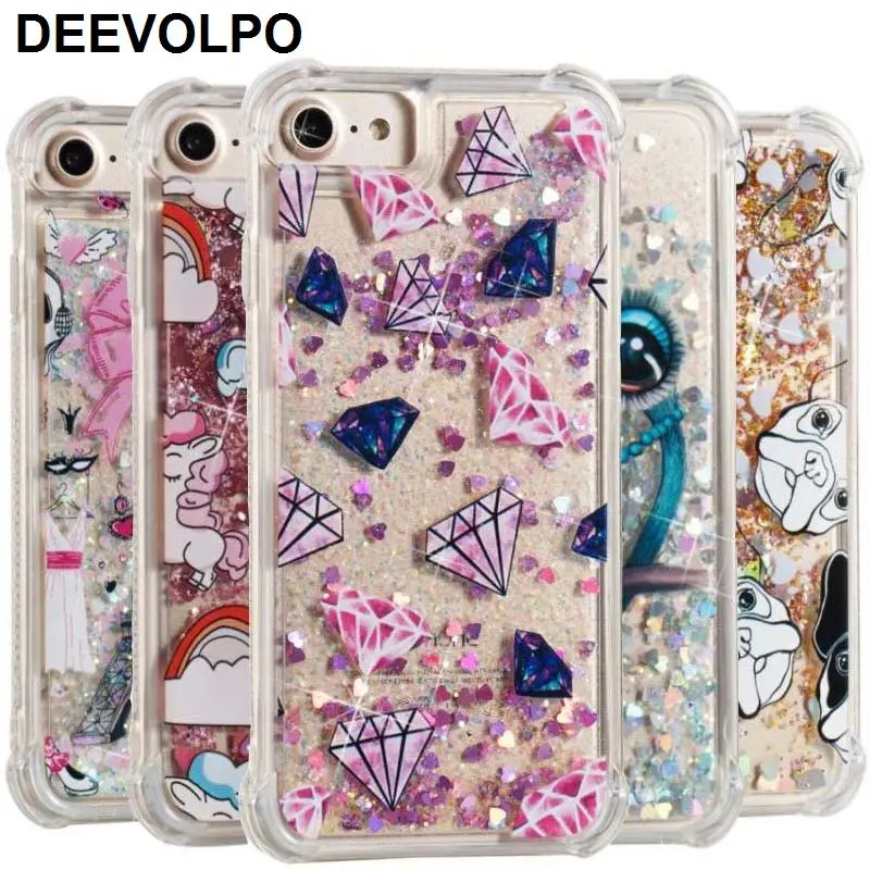 

DEEVOLPO Phone Case For apple iPhone X 8 7 6 6S Plus 5 5S SE 5C 7Plus 8Plus Anti-Knock Air Cushion Design Back Cover Cases DP03G