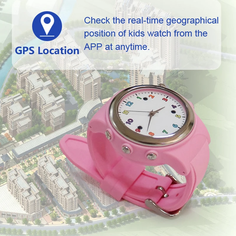 Высокое качество ip54 Водонепроницаемый MTK6260 sim Смарт gps часы для детей магнитное