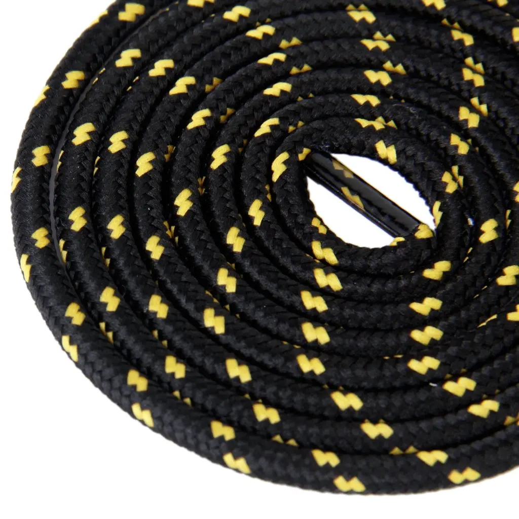 

VSEN 2pcs Style1 Pair of 120cm Dots Round Shoe Laces Shoelaces Shoe Strings for Outdoor Climbing Sneakers