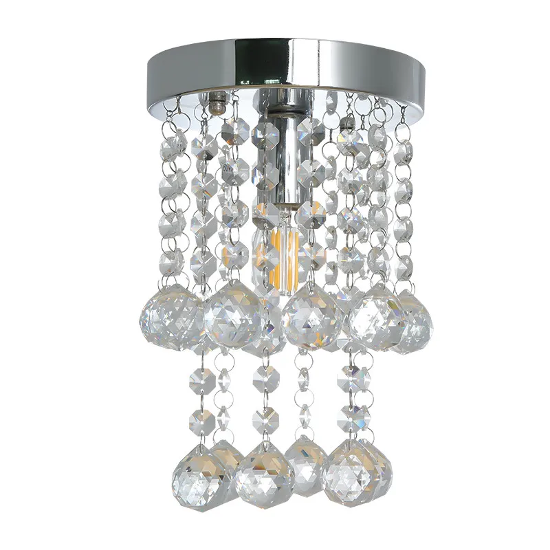 

LED crystal chandelier chandelier living room bedroom restaurant porch corridor light Smallpox Chandelier