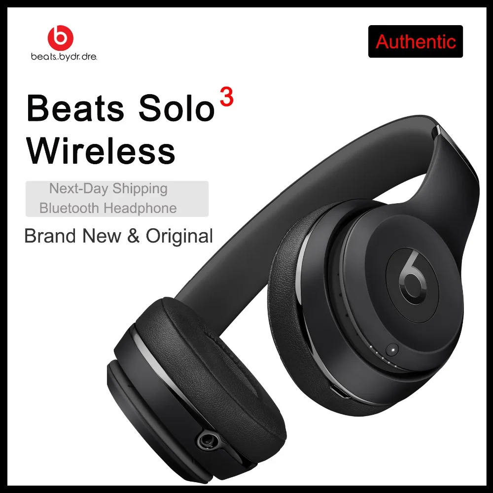 Årligt stor Zoo om natten Beats by Dr. Solo 3 Wireless Bluetooth Headphone for IOS iPhones and Android  Noise Cancelling