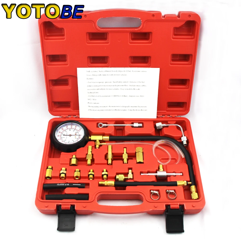

Professional Testing Gauge TU-114 Fuel Pressure Gauge for Automotive Repair