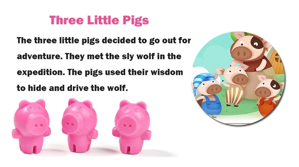 Детские умные настольные игры Hide& Seek Three Little Piggies 48 Challenge с решением игры тренировка iq игрушки для детей Oyuncak