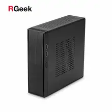 RGEEK Mini-ITX корпус HTPC корпус USB2.0 3,5 ''HDD SECC 0,8 мм Mini ITX корпус HTPC Настольный компьютер чехлы